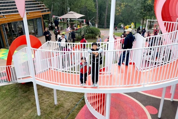 宜昌周末帶娃好去處，超大玫瑰打卡點+趣味設施超吸睛